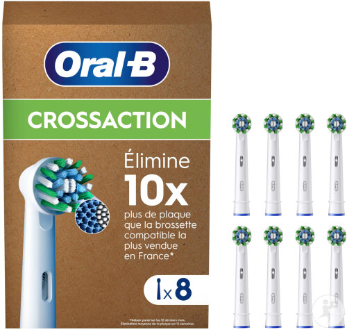 Oral-B Pro Cross Action Aufsteckbürsten Für Zahnbürsten 8 Stück