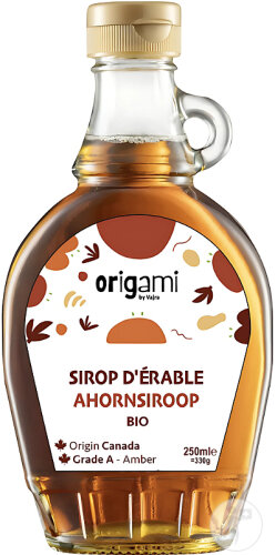 Origami Ahornsirup Grad A Amber Bio 250ml