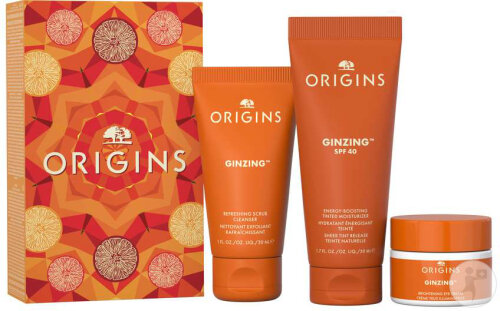 Origins Geschenken Set GinZing Protect & Glow 3 Produkten