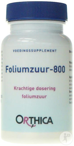 Orthica Folsäure-800 Nahrungsergänzungsmittel 120 Tabletten
