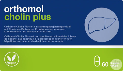 Orthomol Cholin Plus Nahrungsergänzungsmittel 60 Kapseln