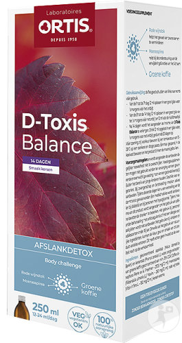 Ortis D-Toxis Balance Kirschgeschmack Flasche 250ml