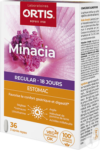 Ortis Minacia Regular Magen 36 Tabletten