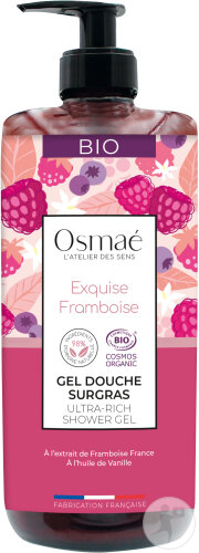 Osmae Duschgel Überfettend Exquisite Himbeere Bio 1l