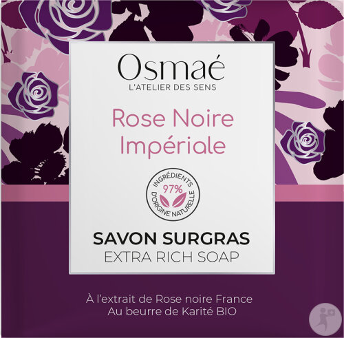 Osmaé Seife Kaiserliche Schwarze Rose 80g