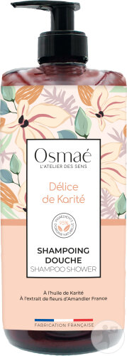 Osmae Shampoo-Duschgel Karité-Genuss 1l