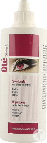 Oté Saline C Spülfluid Für Kontaktlinsen 360ml