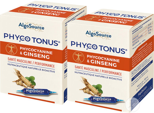 Pack De 2 Algosource Phyco Tonus Bioaktives Maskulines Nutraceutikum Ampullen 15×10ml