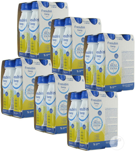 Pack Von 6 Fresubin Energy Drink Banane Trinkflaschen 6x4x200ml