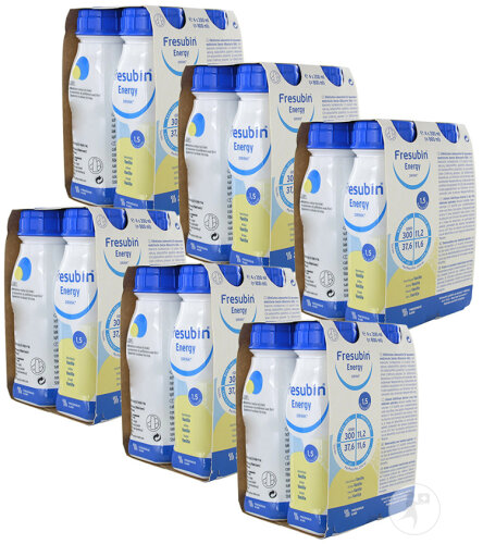 Pack Von 6 Fresubin Energy Drink Vanille Flakon 6x4x200ml