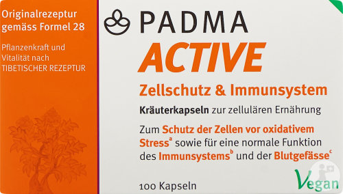 Padma Active Zellschutz Und Immunsystem 100 Kapseln