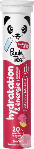 Panda Tea Hydration Zitrone & Hibiskus 20 Brausetabletten