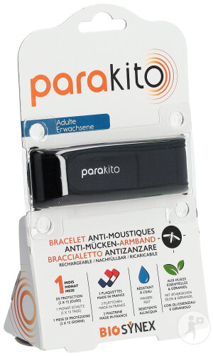 Parakito Armband Erwachsene Schwarz 1 Stück