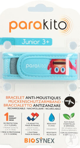 Parakito Mückenschutz Armband Junior Monster 1 Stück