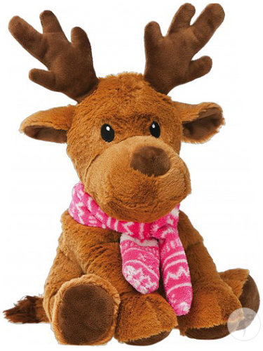 Pelucho Winter Elch Mikrowellen Wärmflasche Abnehmbarer Plüsch 1 Stück