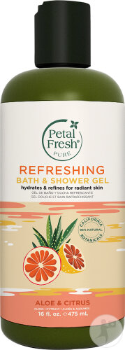 Petal Fresh Pure Bath And Shower Gel Aloe And Citrus Pumpflasche 475ml