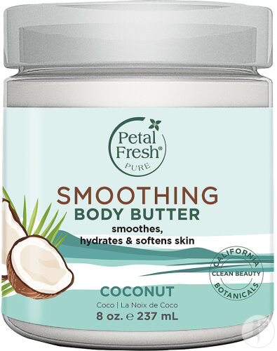 Petal Fresh Weichmachende Und Feuchtigkeitsspendende Körperbutter Kokosnuss Tiegel 237ml