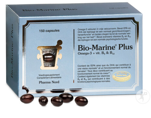 Pharma Nord Bio-Marine Plus Omega-3 + Vitamin B9 & B12 Herz/Augen/Gehirn 150 Kapseln-2