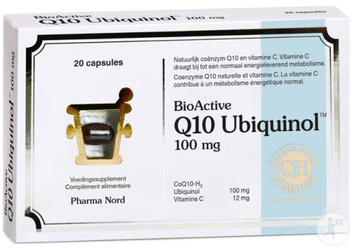 Pharma Nord BioActive Q10 100mg Ubiquinol Energie 20 Kapseln