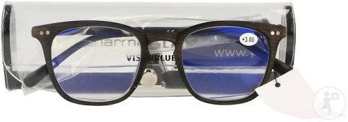 Pharmaglasses Visionblue Pc02 Lesebrille +3,00 Dioptrie Braun 1 Stück