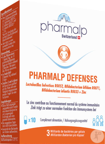 Pharmalp Défenses Unterstützt das Immunsystem 10 Kapsel