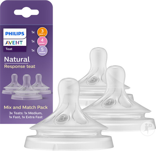 Philips Avent Natural 3.0 Sauger Multi Size Pack 3 Stück
