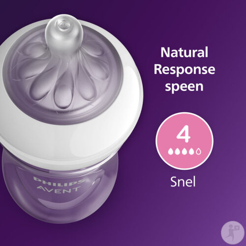 Philips Avent Natural Response Babyflasche 330ml Duo SCY906/02 +6 Monate 2 Stück-3