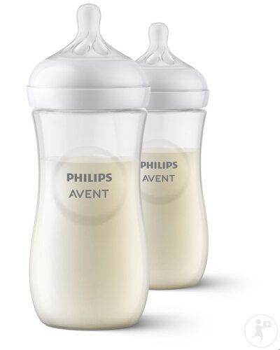 Philips Avent Natural Response Babyflasche 330ml Duo SCY906/02 +6 Monate 2 Stück-6