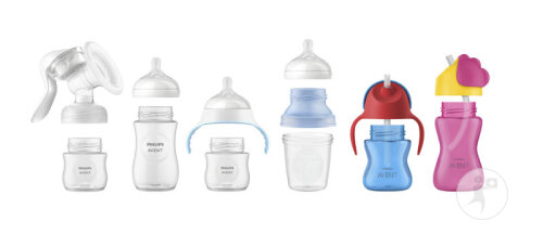 Philips Avent Natural Response Babyflasche 330ml Duo SCY906/02 +6 Monate 2 Stück-8