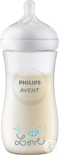 Philips Avent Natural Response Babyflasche 330ml Love 1 Stück