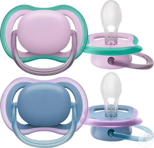 Philips Avent Schnuller +6 Monate Ultra Air Flieder Blau 2 Stück