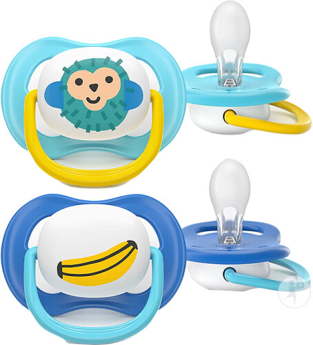 Philips Avent Schnuller +6m Air Kollektion Junge 2 Stück