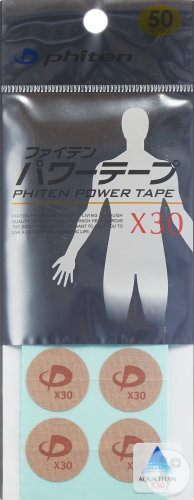 Phiten Aquatitan Power Tapes X30 Rund 50 Stück