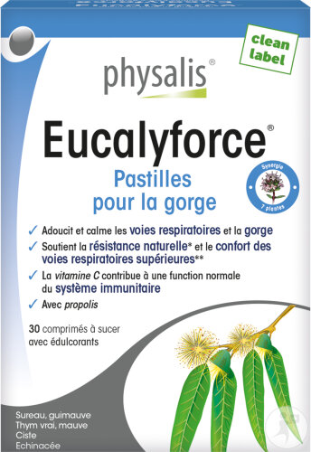 Physalis Eucalyforce Halspastillen 30 Tabletten