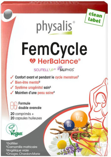 Physalis FemCycle 20 Tabletten + 20 Kapseln