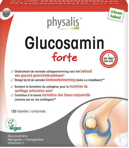 Physalis Glucosamin Forte Nahrungsergänzungsmittel 120 Tabletten