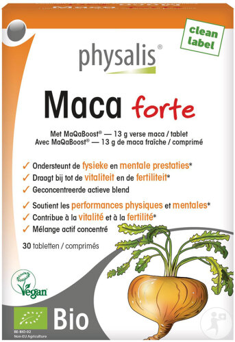 Physalis Maca Forte Bio 30 Tabletten