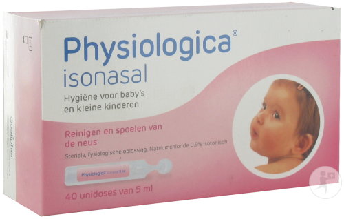 Physiologica Isonasal Baby Tägliche Hygiene Nasen- Und Augenspülung Einzeldosen 40x5ml