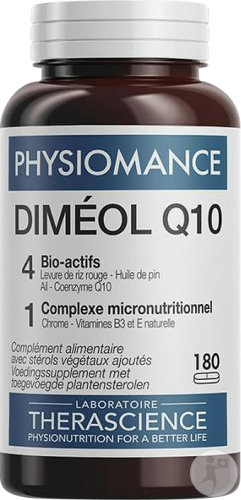 Therascience Physiomance Dimeol Q10 Nahrungsergänzungsmittel 180 Tabletten