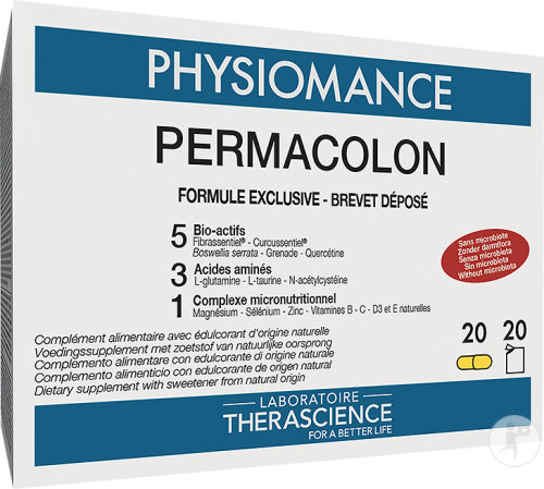 Physiomance Permacolon Ohne Mikrobiota 20 Beutel + 20 Kapseln