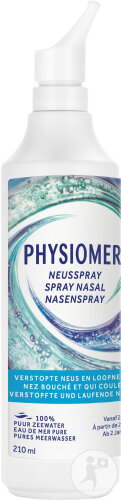 Physiomer Normal Jet Nasenspray Erkältungen-Verstopfte Nase Flasche 210ml