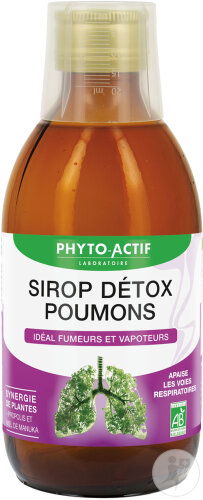 Phyto-Actif Detox Lungen Sirup Bio Flasche 250ml