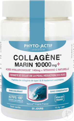 Phyto-Actif Meereskollagen 10000 + Hyaluronsäure Pulver Tiegel 210g