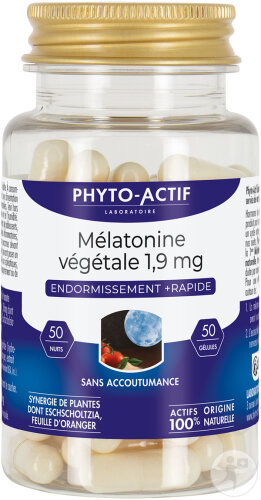 Phyto-Actif Pflanzliches Melatonin 1,9mg 30 Kapseln