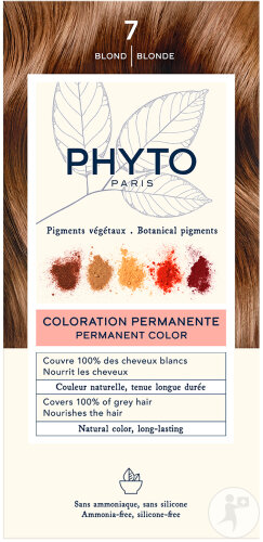 Phyto Paris Phytocolor Permanente Coloration 7 Blond Kit
