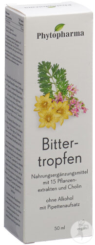 Phytopharma Bittertropfen Glasflasche 50ml