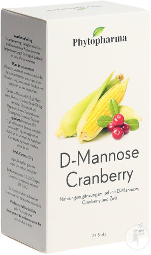 Phytopharma D-Mannose Cranberry Stick 24 Stück