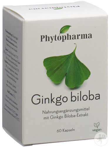 Phytopharma Ginkgo Biloba Kapseln 60 Stück