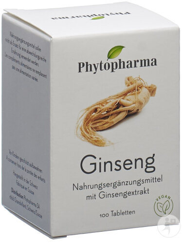 Phytopharma Ginseng Tabletten 100 Stück
