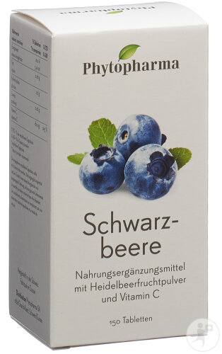 Phytopharma Heidelbeere Tabletten 150 Stück